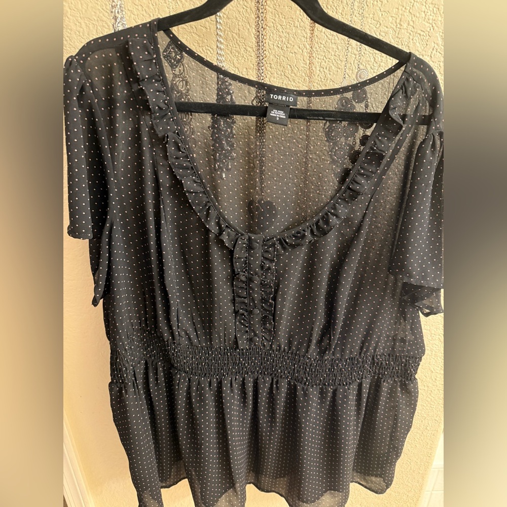 Torrid see through top